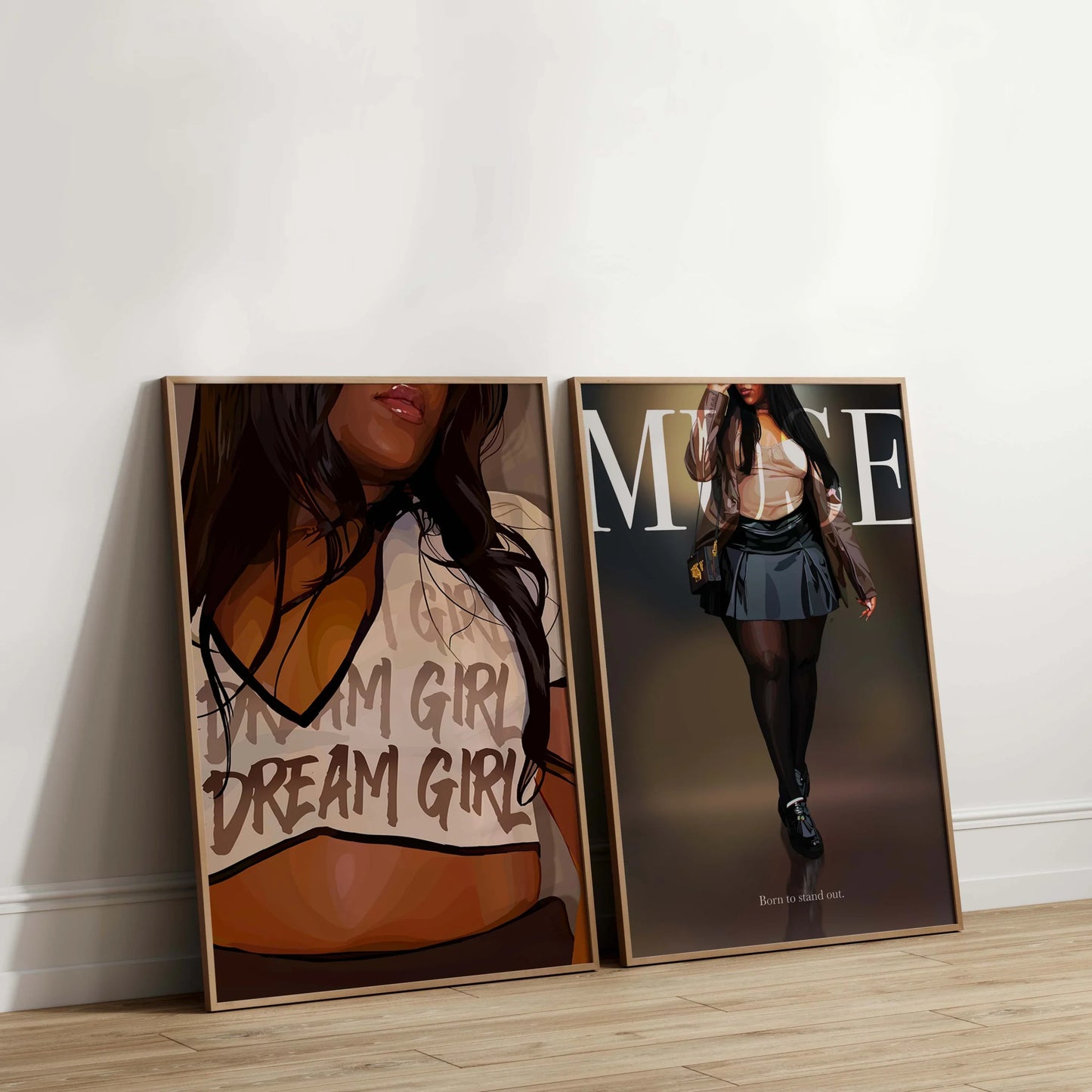 Art Print Bundle : Dream Girl + Wherever I Walk - Home Decor image 2