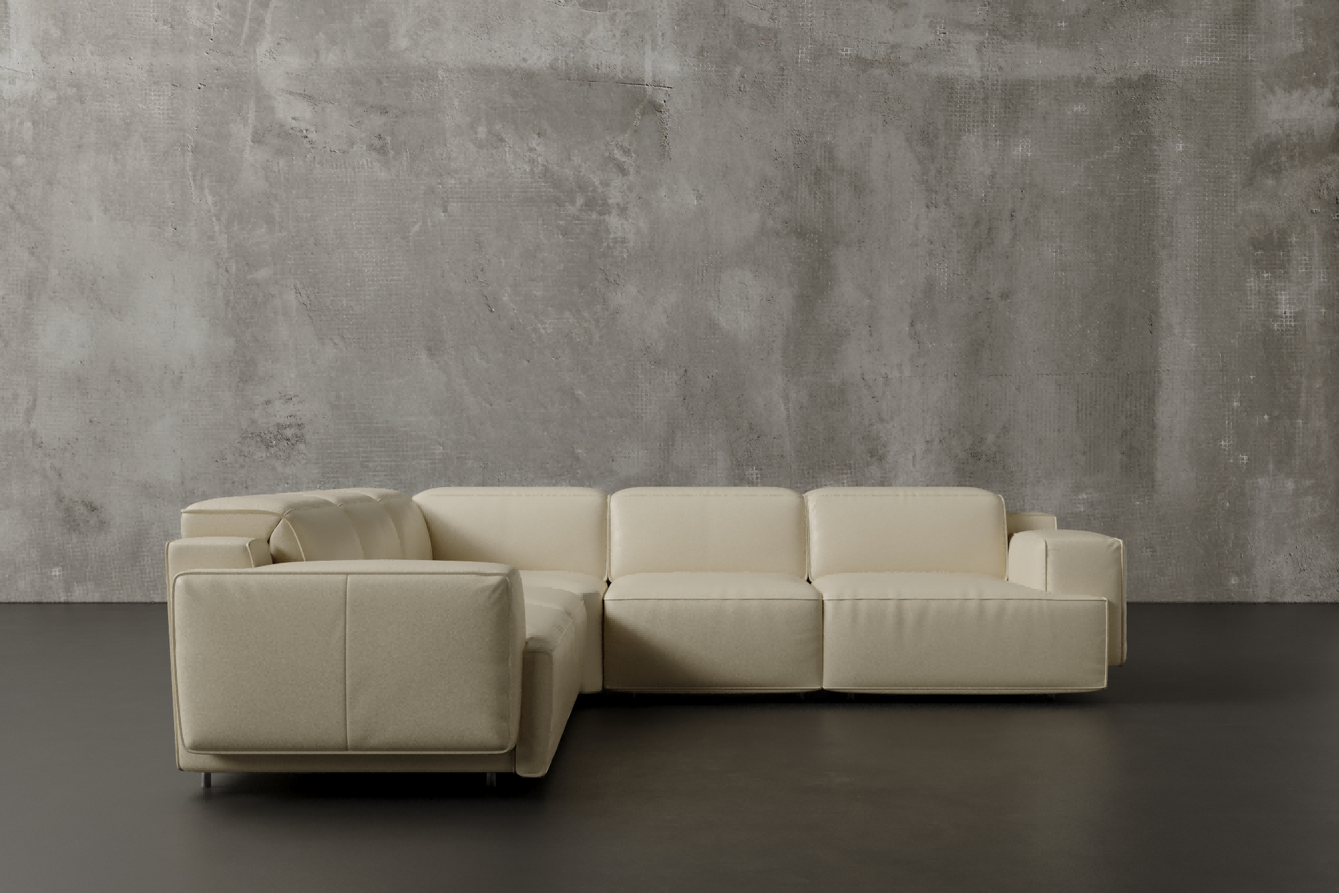 Bain 109" Leather L-Shape Corner Reclining Sofa - Misc image 4