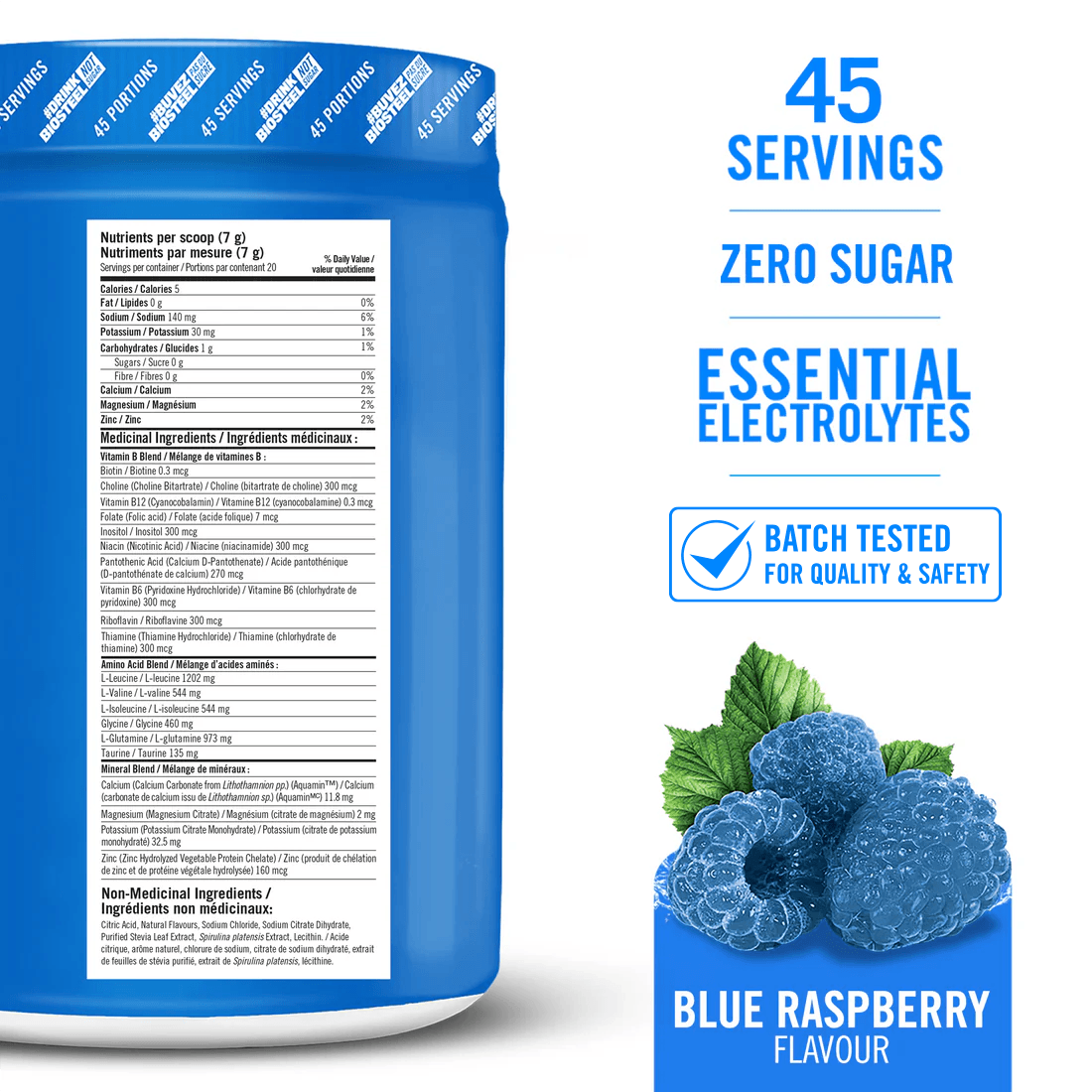 HYDRATION MIX / Blue Raspberry - 45 Servings - Jewelry image 5