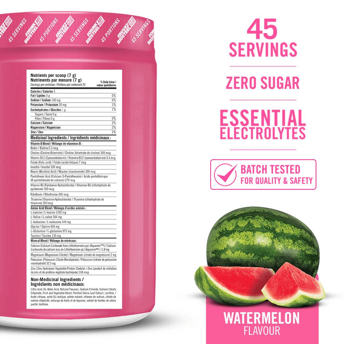 HYDRATION MIX / Watermelon - 45 Servings - Jewelry image 5