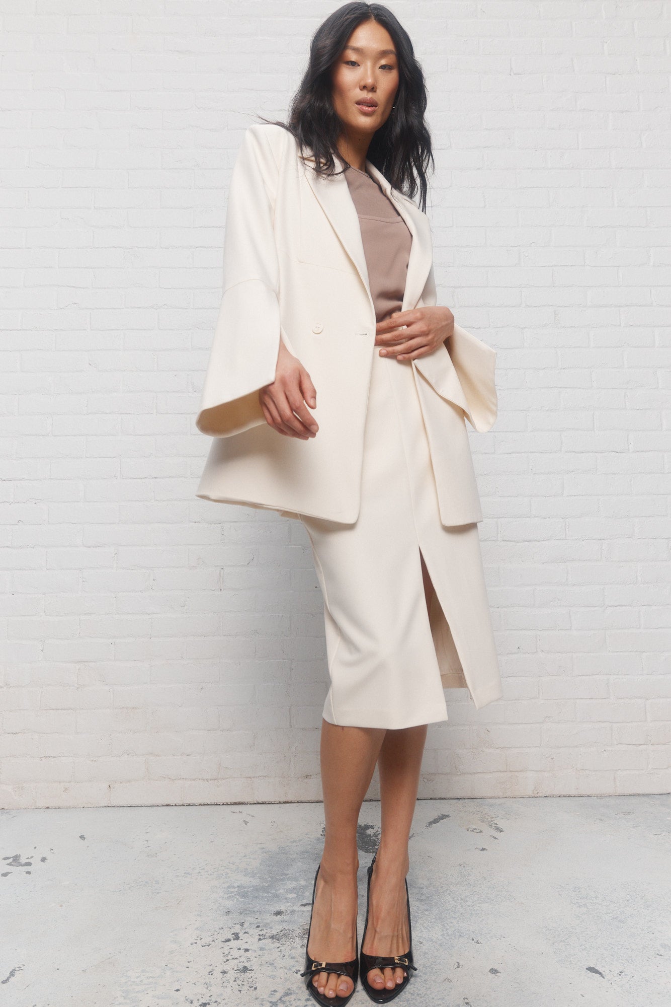 Luxanne | Veston crème - Misc image 3