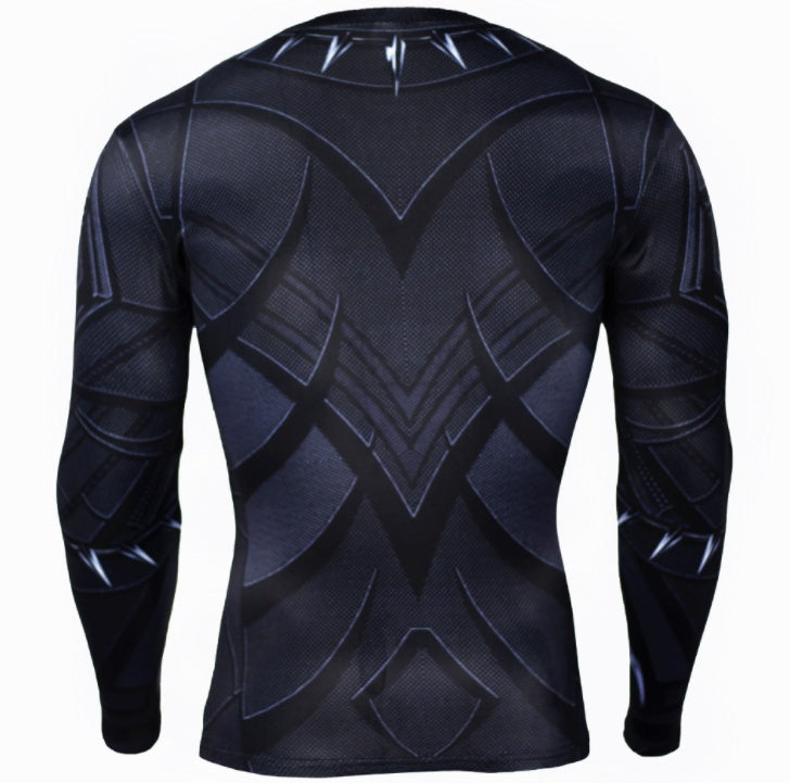 panther Winter Soldier Long Sleeve Compression Shirt - Apparel image 3