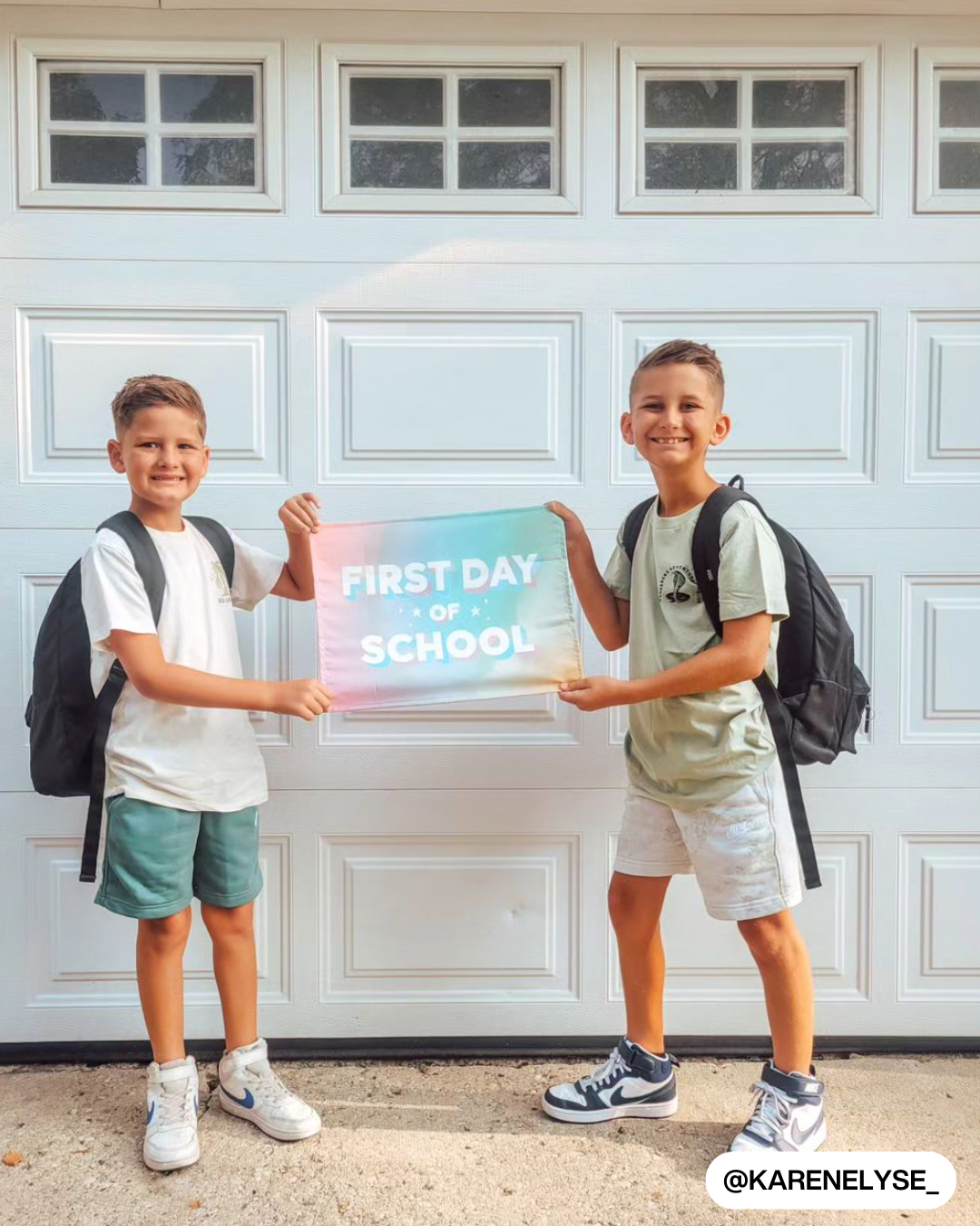 First / Last Day of School (Rainbow) Reversible Banner - Kitchen & Dining image 7