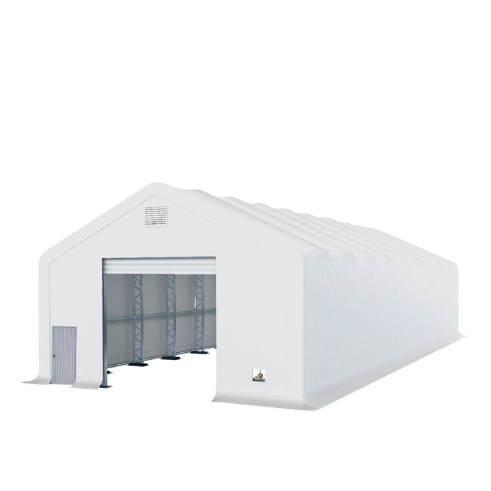 Gold Mountain Double Truss Peak Storage Shelter W70'xL120'xH28' 8ft Arch spacing - Kitchen & Dining image 1