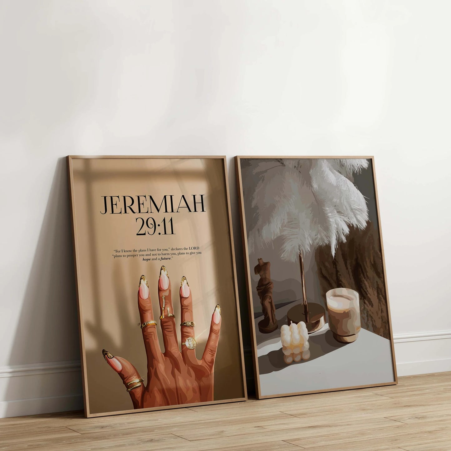 Art Print Bundle : Jeremiah 29:11 + Whispers Of Home - Home Decor image 2