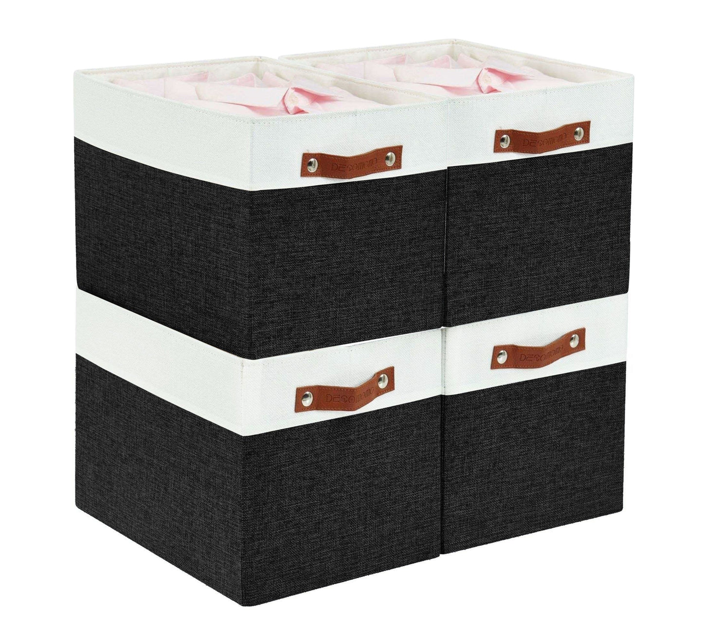 13x15 Fabric Storage Bins Collapsible Storage Basket | Sturdy Storage Organizer - Set of 4 - Misc image 9