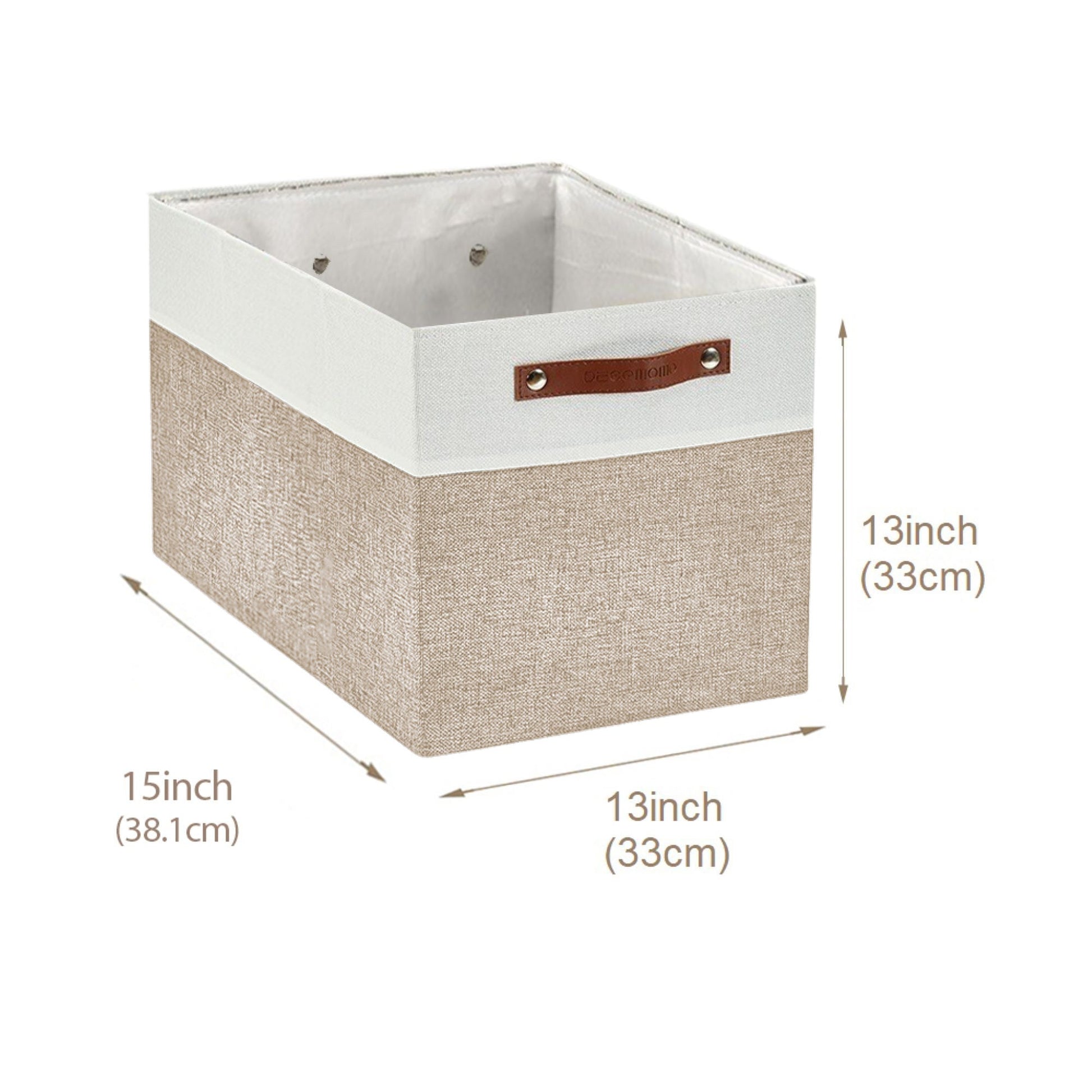 13x15 Fabric Storage Bins Collapsible Storage Basket | Sturdy Storage Organizer - Set of 4 - Misc image 8