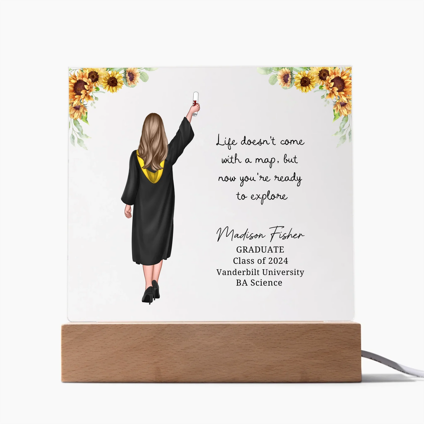 Milestone Memories - Gift for Graduates - Custom Acrylic Plaque - Misc image 34