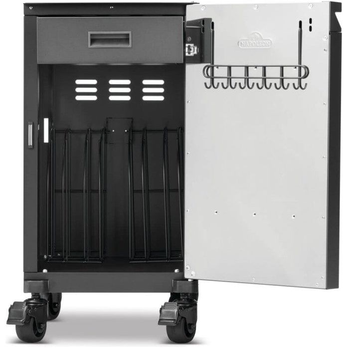 Napoleon - Phantom Prestige Under Grill Storage - Matte Black (2 Cabinets) - Misc image 2