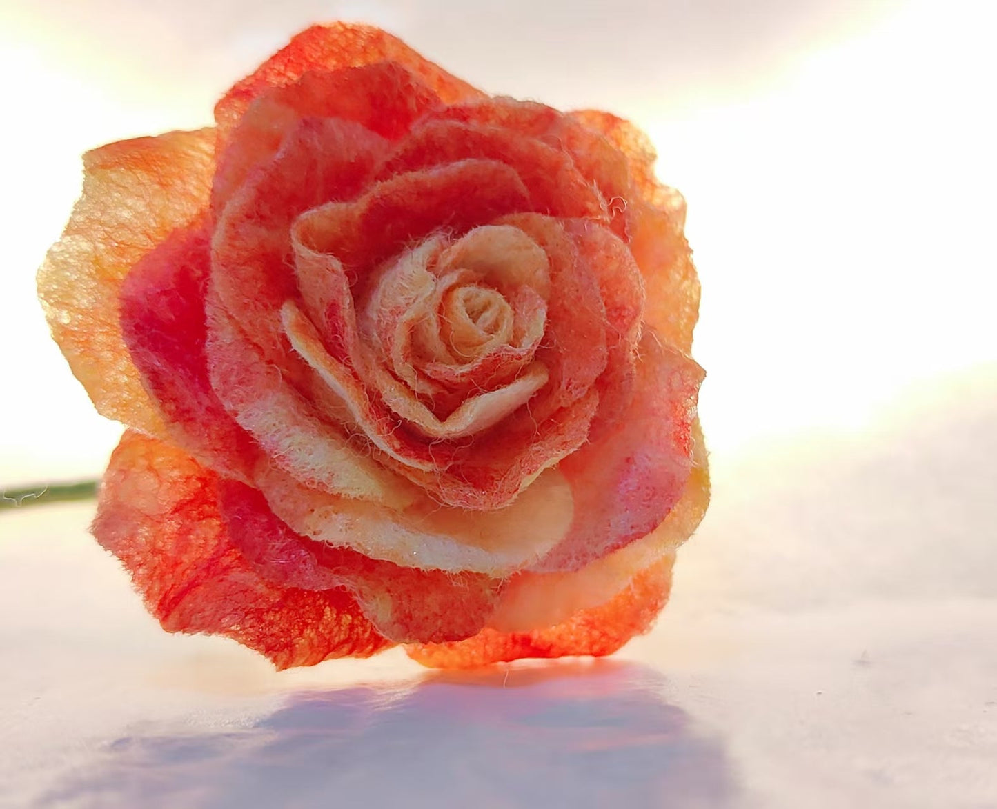 Custom Colour(include single colour or colour gradient) Wool Felt Flower - Misc image 3