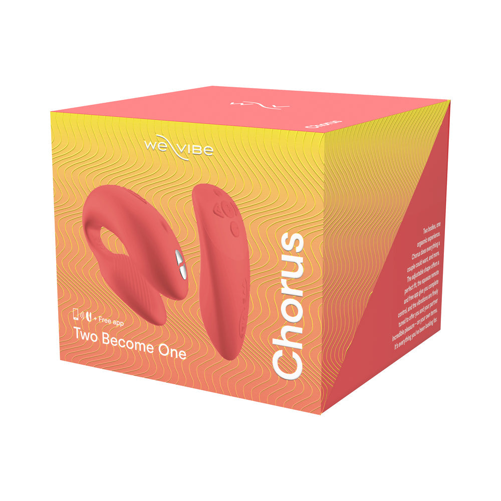 We-Vibe Chorus Remote & App Controlled Couples' Vibrator - Coral - Toys & Games image 8