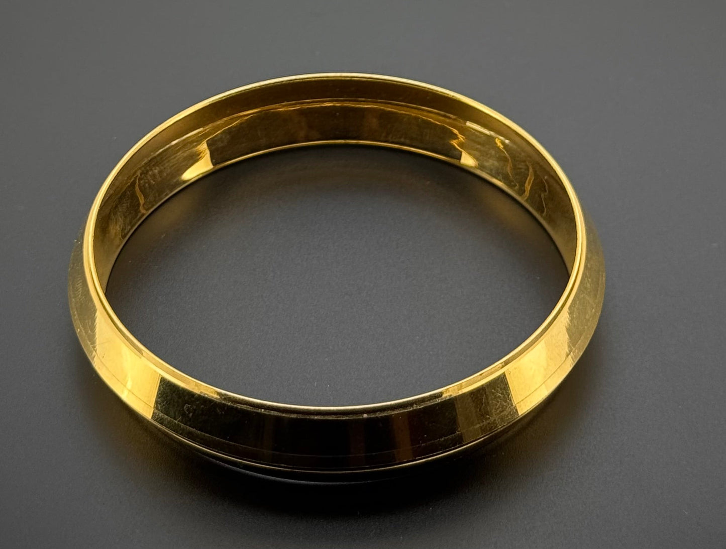 22K Solid Gold Fancy Bangles BG312 - Jewelry image 1