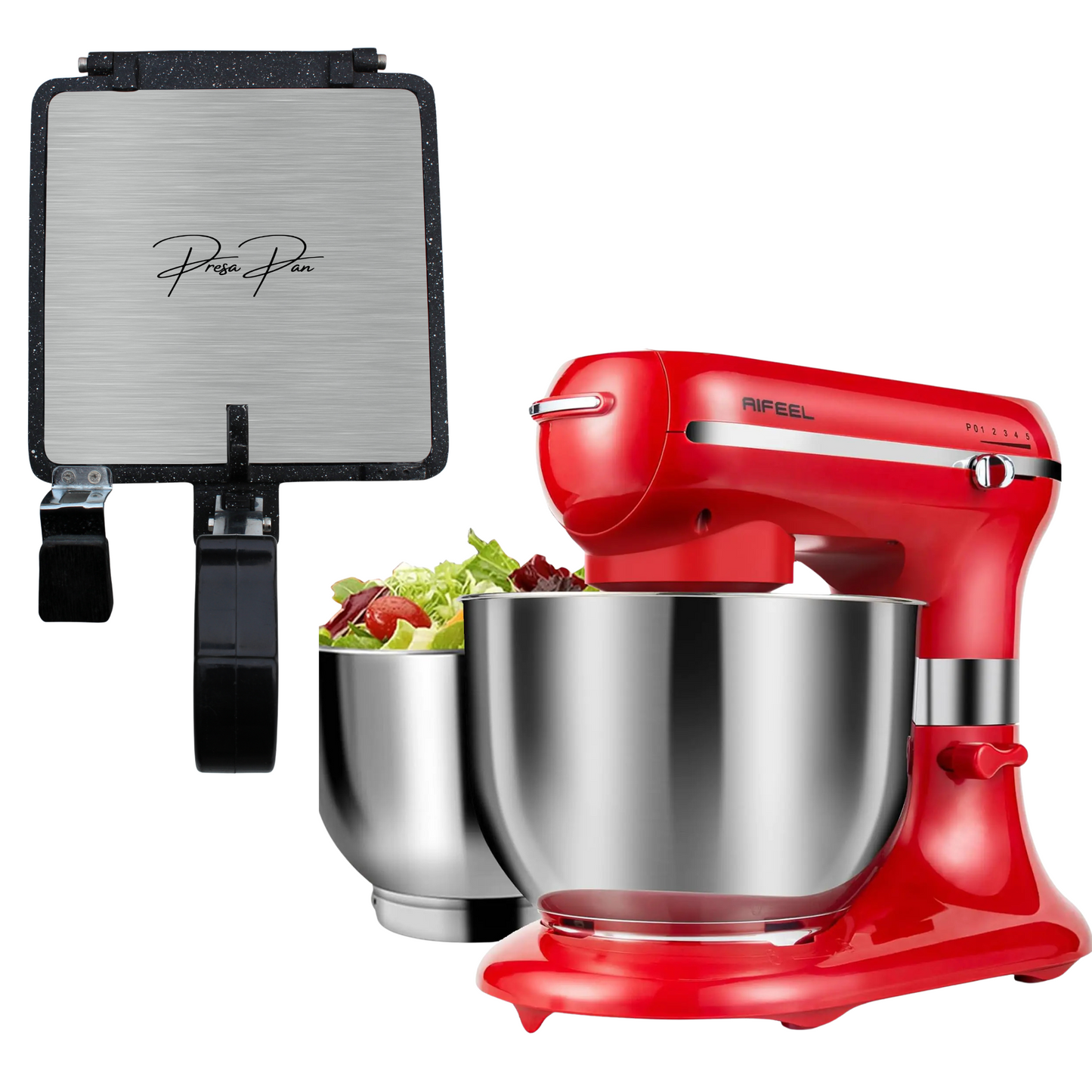 Presa Pan and 7.5 QT Stand Mixer Bundle (Plus Free 5.5 QT Bowl) - Misc image 1