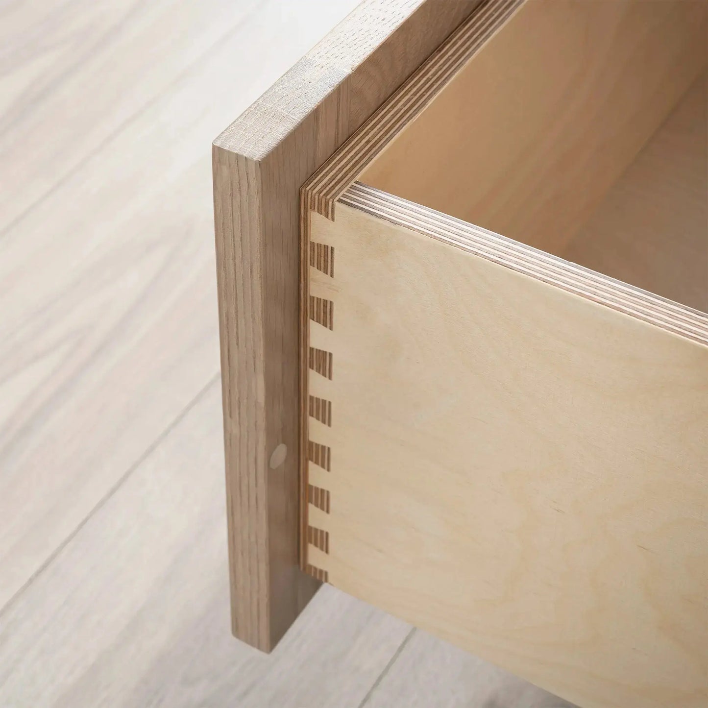 Bridgeport 72" White Oak Bathroom Vanity - All Drawers - Misc image 22