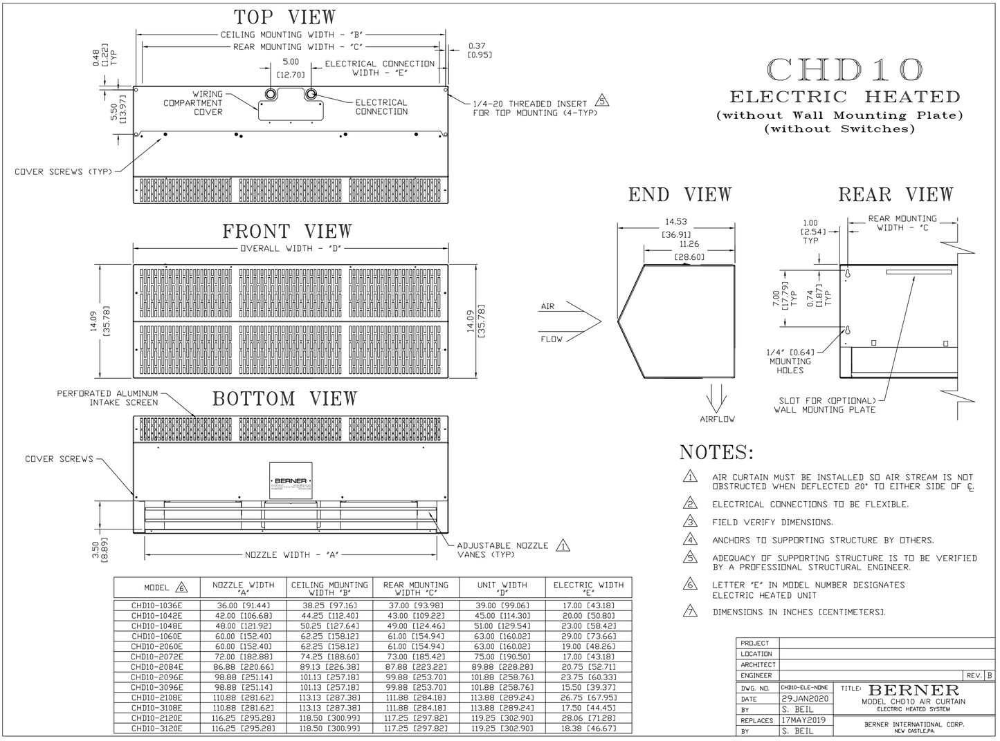CHD10-2072EX - 72" White, Electric Heated, 208V, Three Phase, Berner Commercial High Performance 10 Series - Kitchen & Dining image 6