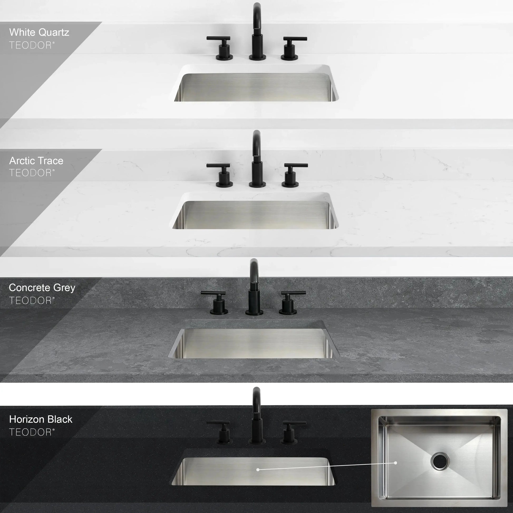 Bridgeport 72" White Oak Bathroom Vanity - All Drawers - Misc image 37