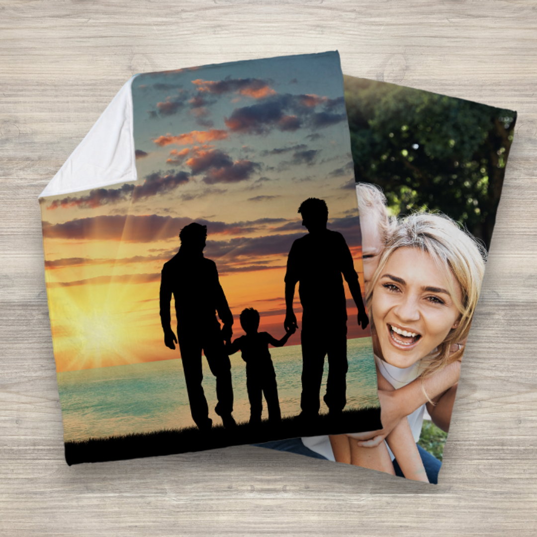 Personalized Photo Blankets - Bedding image 5