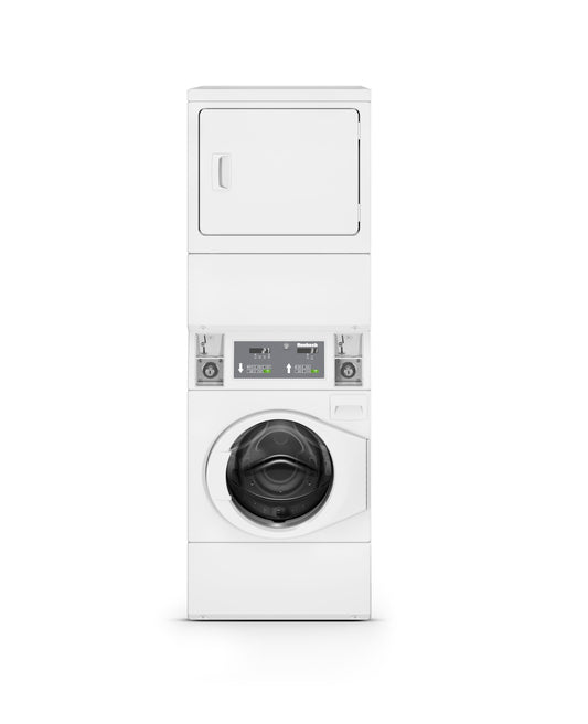 HUEBSCH COIN OPERATED STACK WASHER/DRYER - ELECTRONIC - Misc image 1