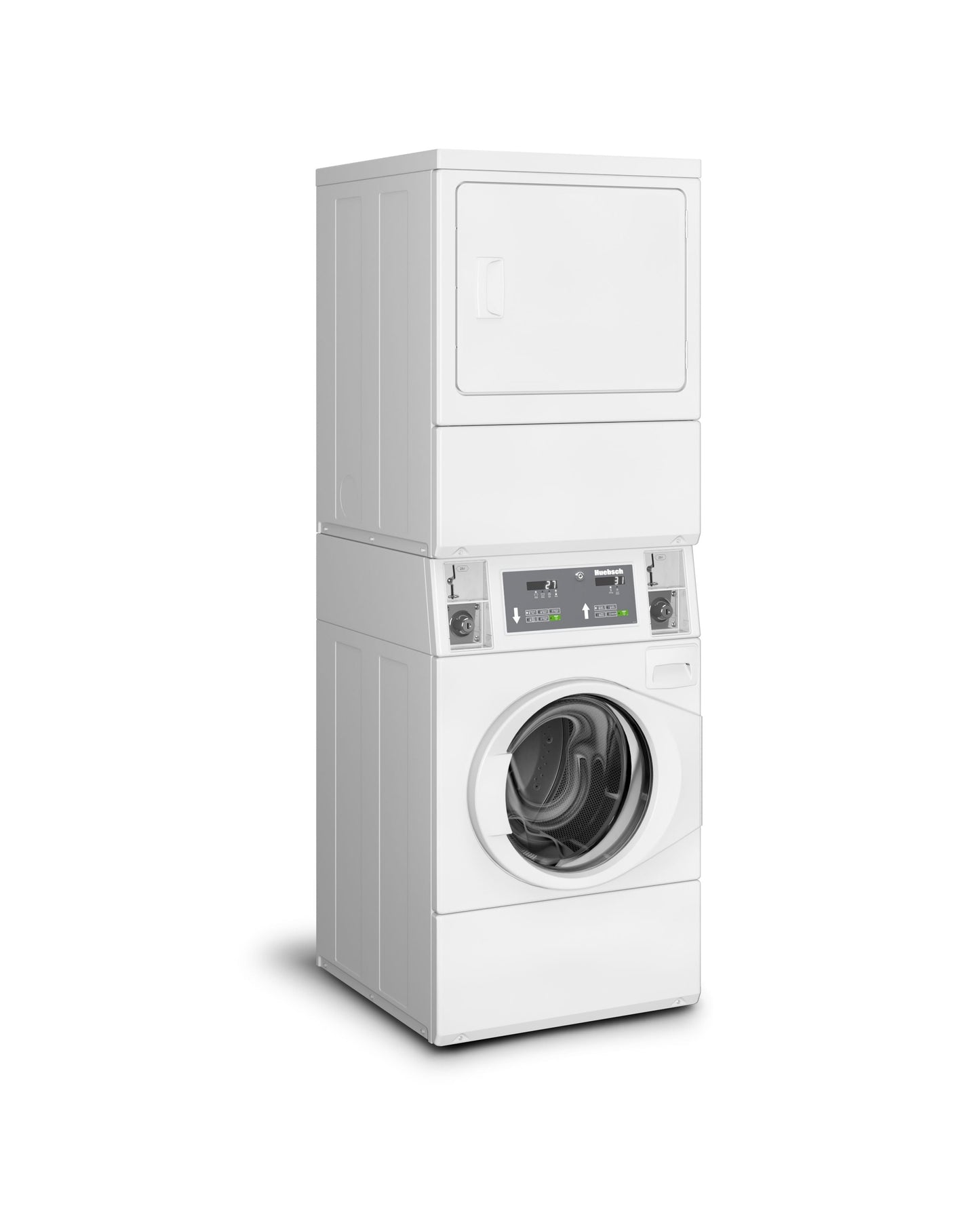 HUEBSCH COIN OPERATED STACK WASHER/DRYER - ELECTRONIC - Misc image 2