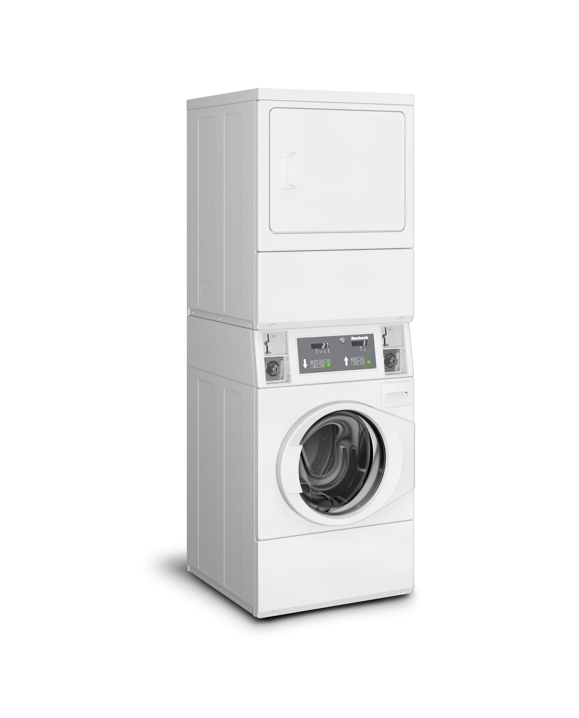 HUEBSCH COIN OPERATED STACK WASHER/DRYER - ELECTRONIC - Misc image 2
