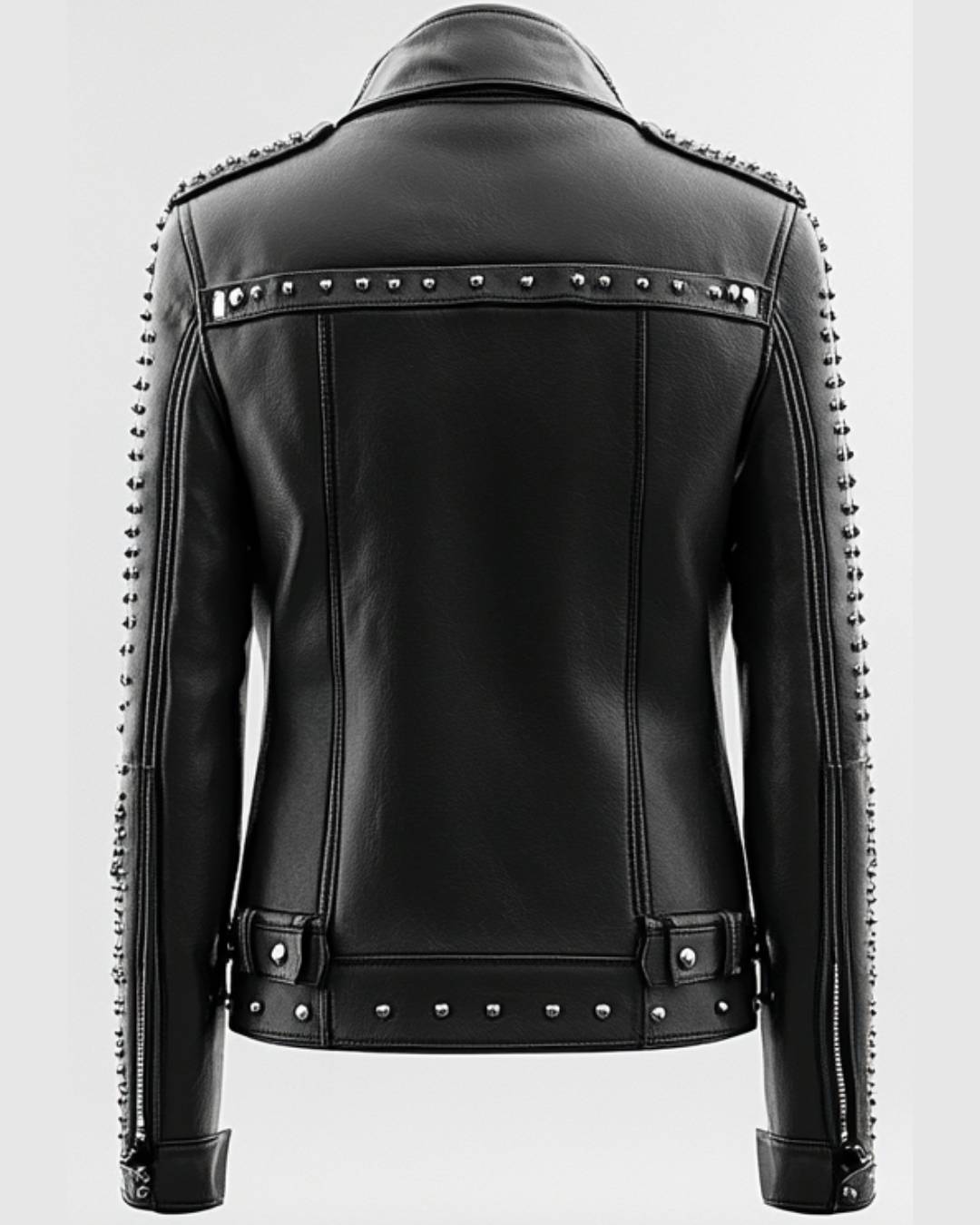 Harry Leather Black Jacket - Women Leather Jacket Black - Apparel image 4
