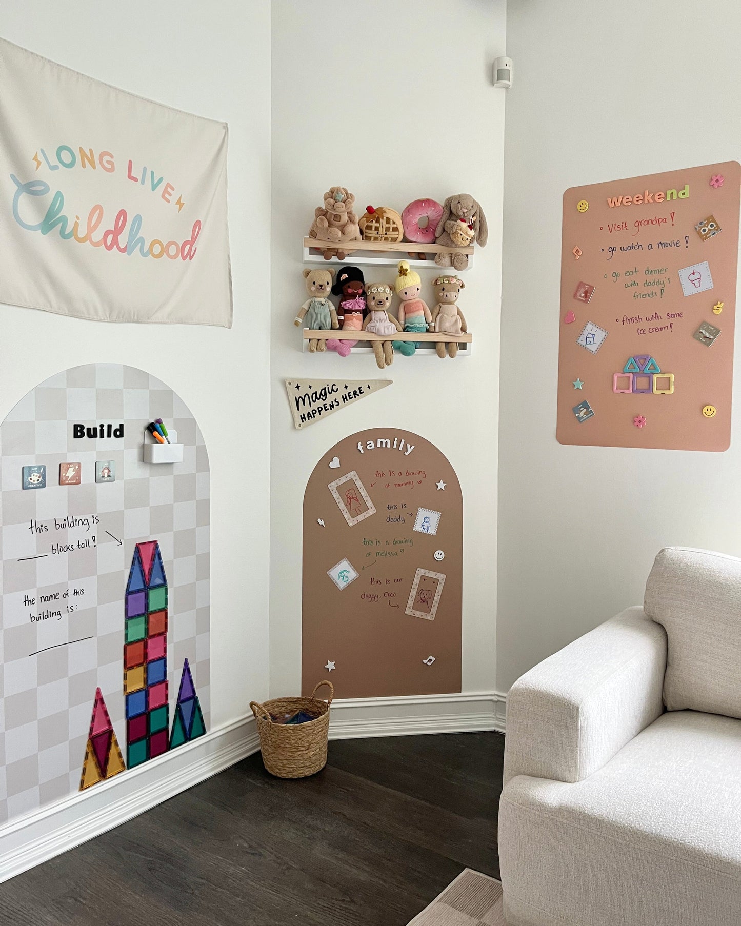 MEGA Magic Playwall - Arch Magnetic Wall Decal for Kids - Toys & Games image 13