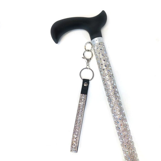 Jacqueline Kent Fancy Walking Cane - Rhinestone Encrusted - Accessories image 1