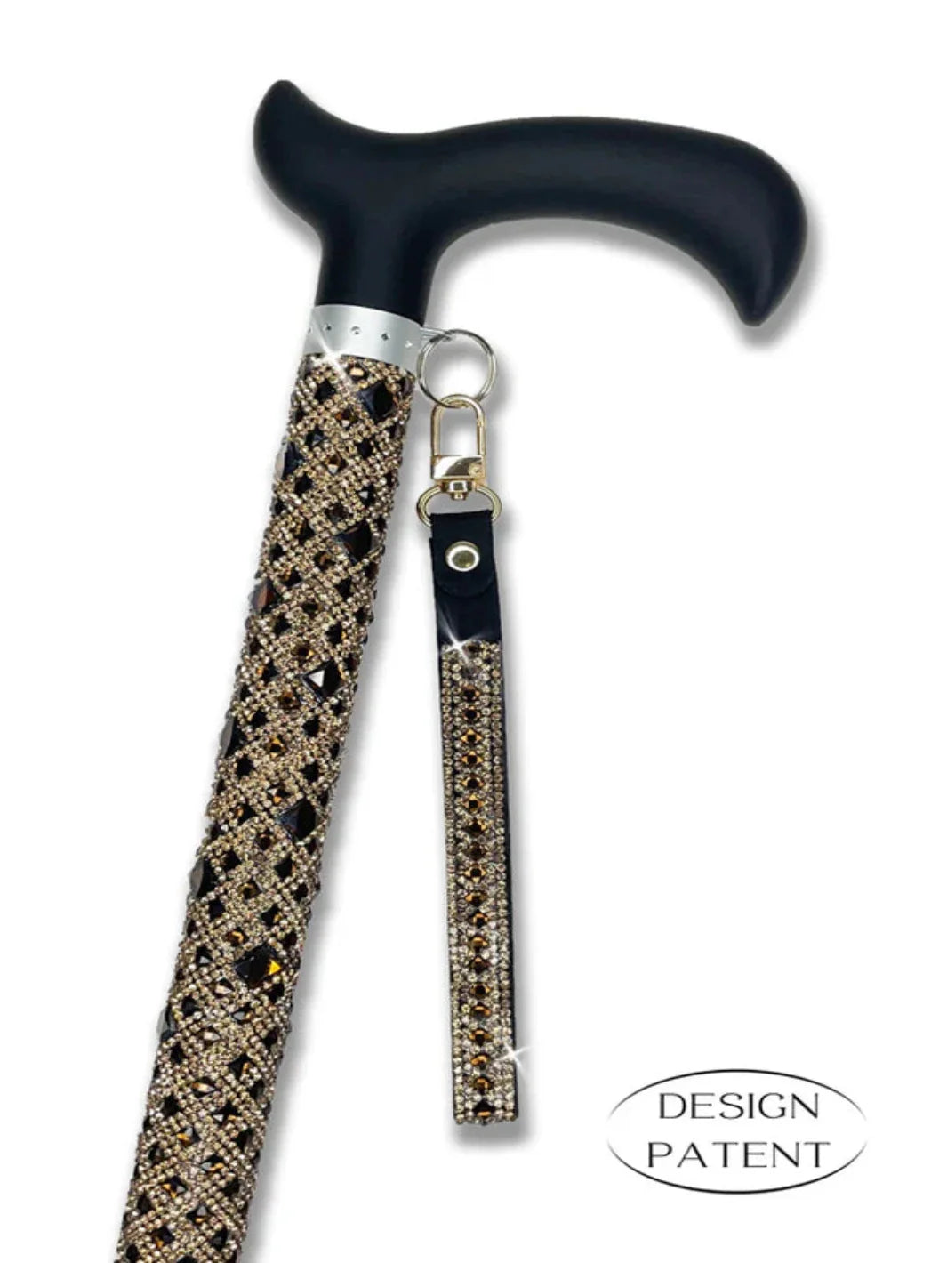Jacqueline Kent Fancy Walking Cane - Rhinestone Encrusted - Accessories image 7