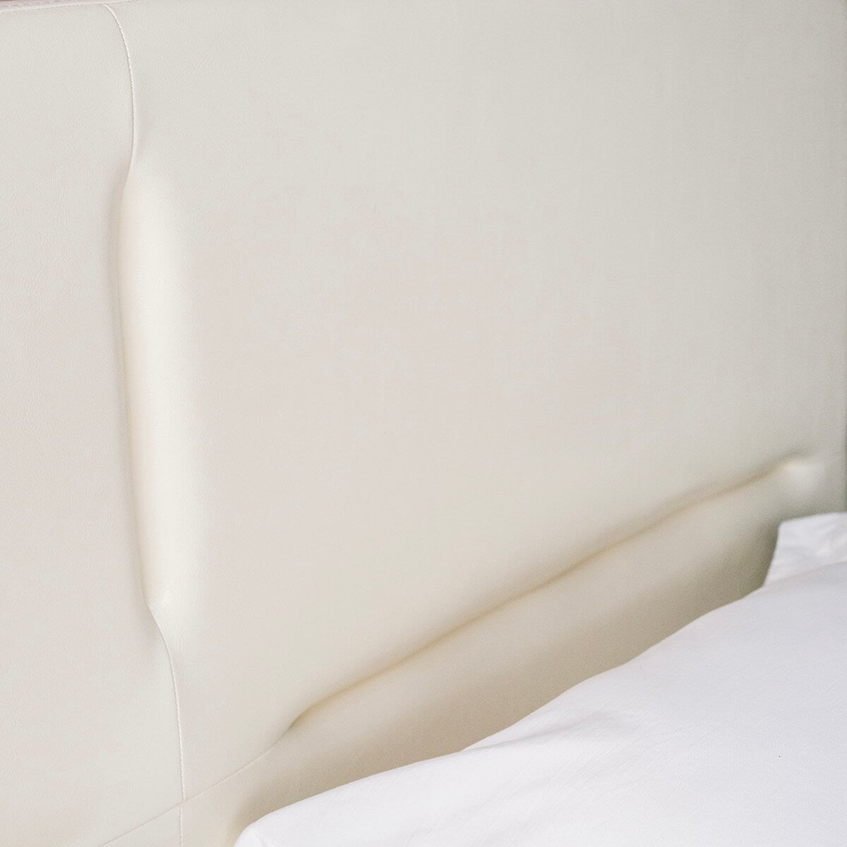 Mattia - Leather White Oak Bed - Furniture image 17