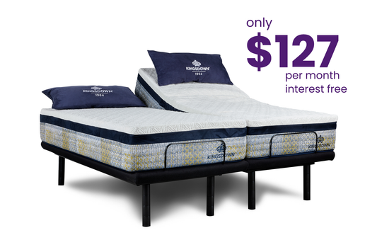 Kingsdown Empress Split King Adjustable Bed Package - Bedding image 1