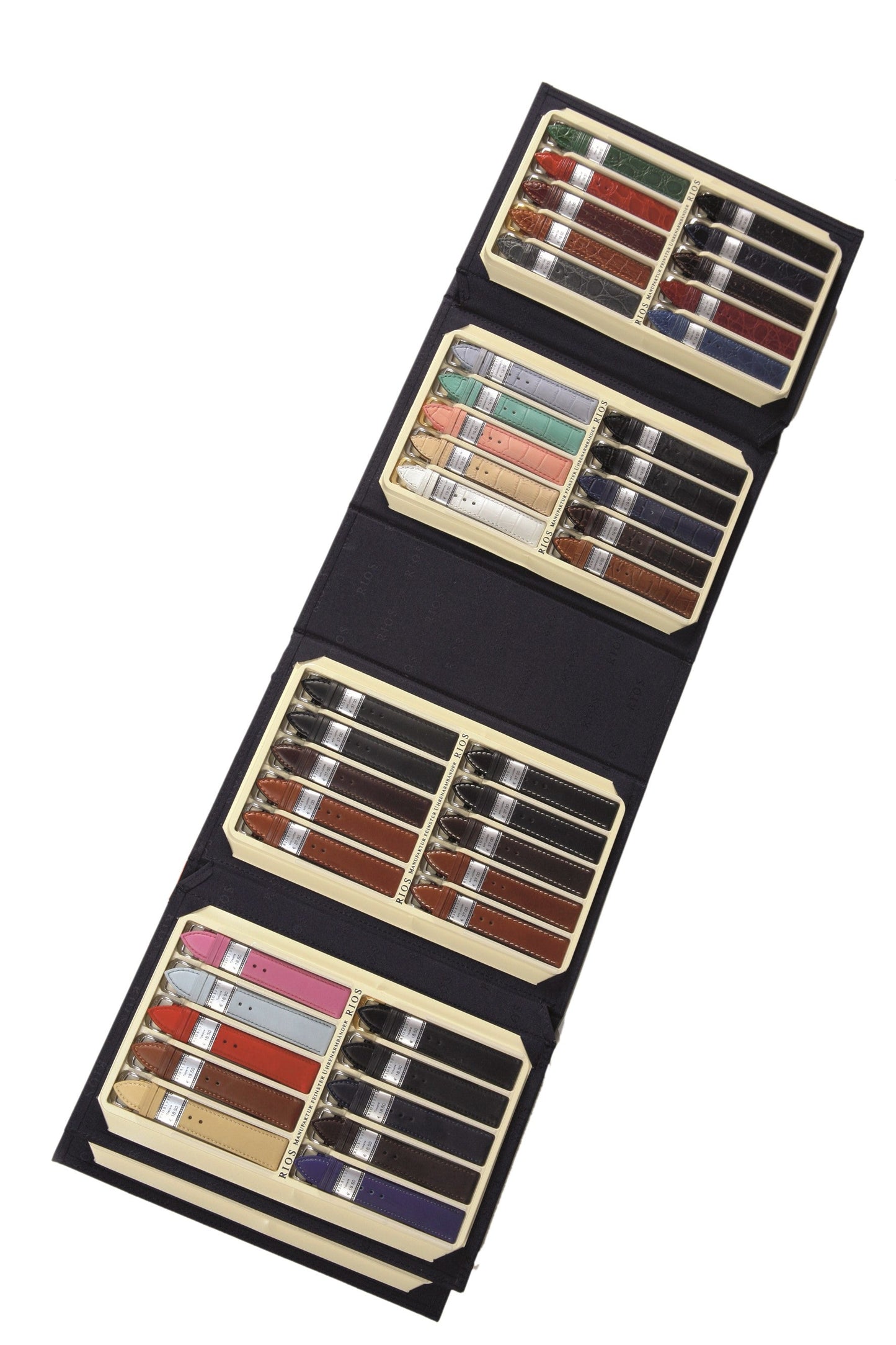 RIOS Leather Straps Folder with 8 Removable Trays (WITHOUT watch straps) - R1210 - Jewelry image 1