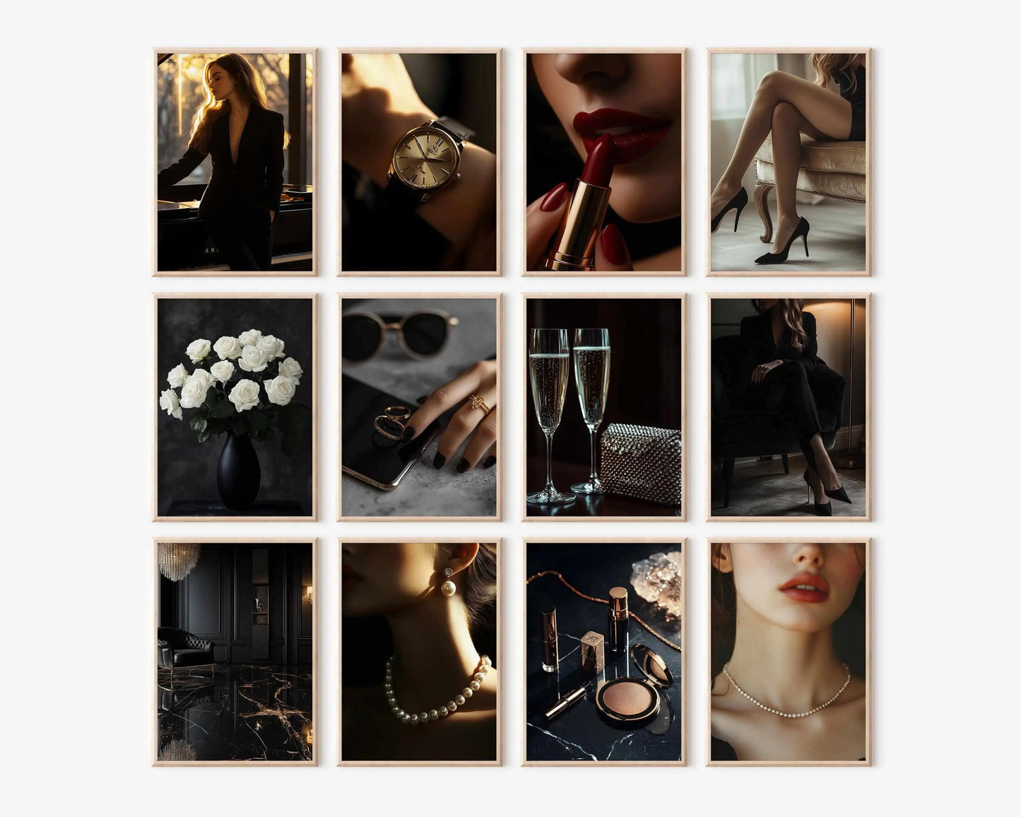 Modern Luxury Wall Art Set of 150 - Home Decor image 10