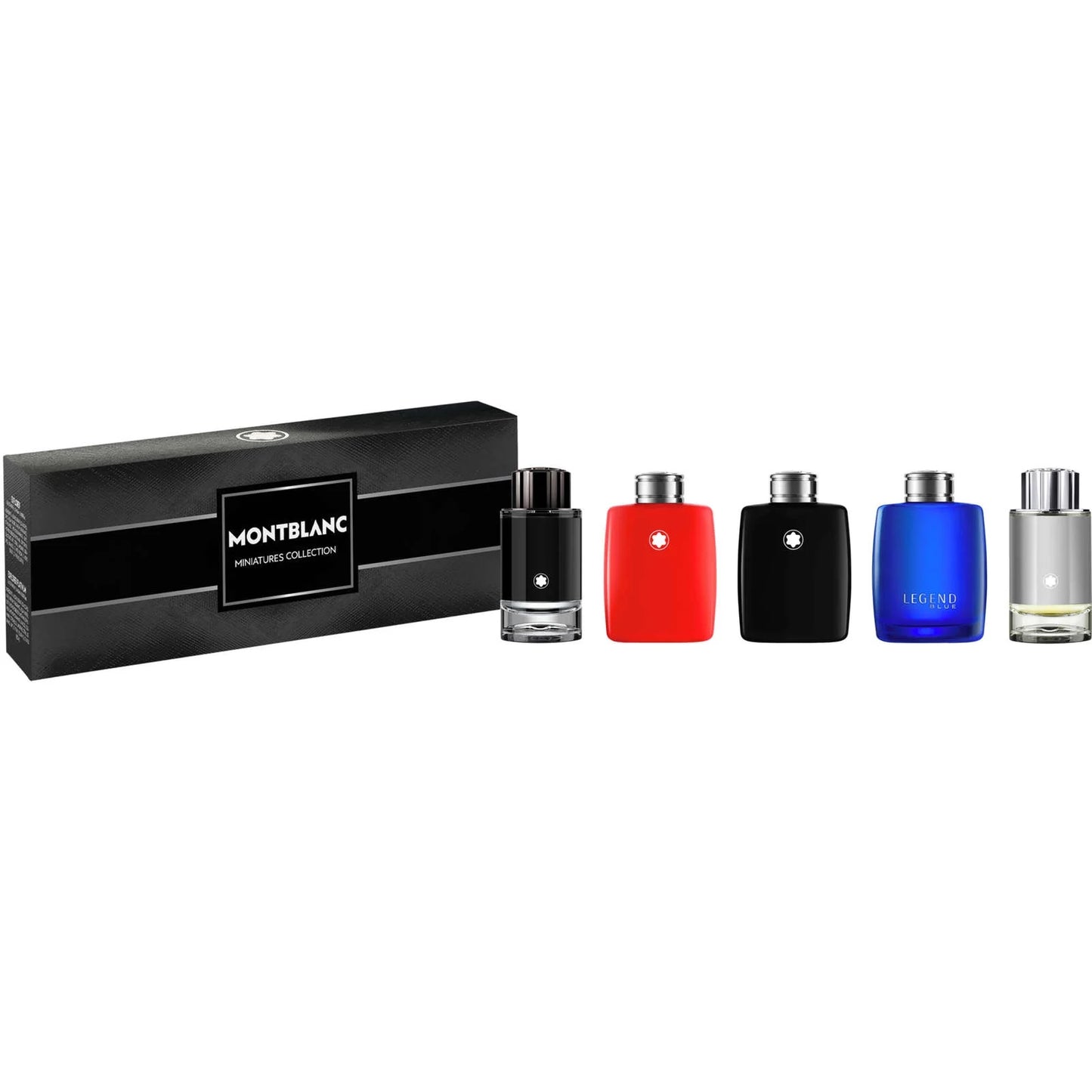 Mont Blanc Miniature Gift Set - (5 X 5ML) Explorer EDP + Legend Red EDP + Legend EDT + Legend Blue EDP + Explorer Platinum EDP (Men) - Misc image 1