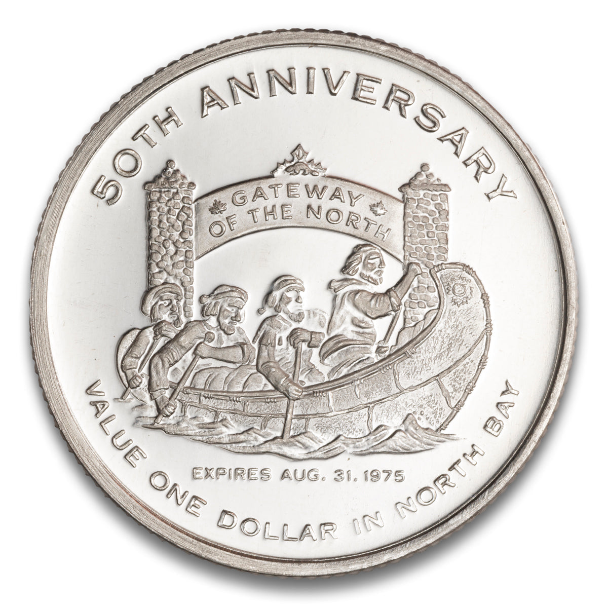 North Bay, ON Silver trade dollar 1975 - Misc image 2