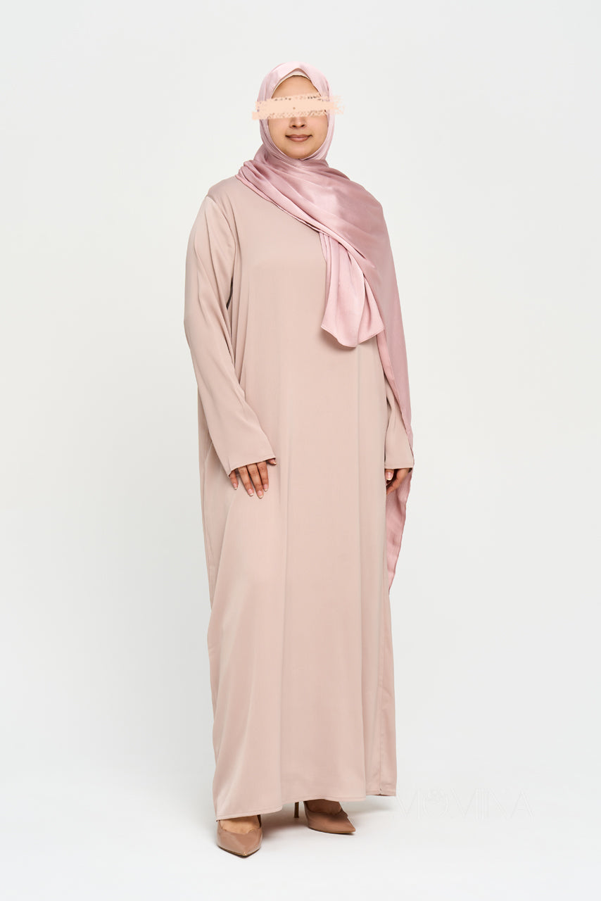 Nura Satin Abaya Set - Sandstone - Misc image 10