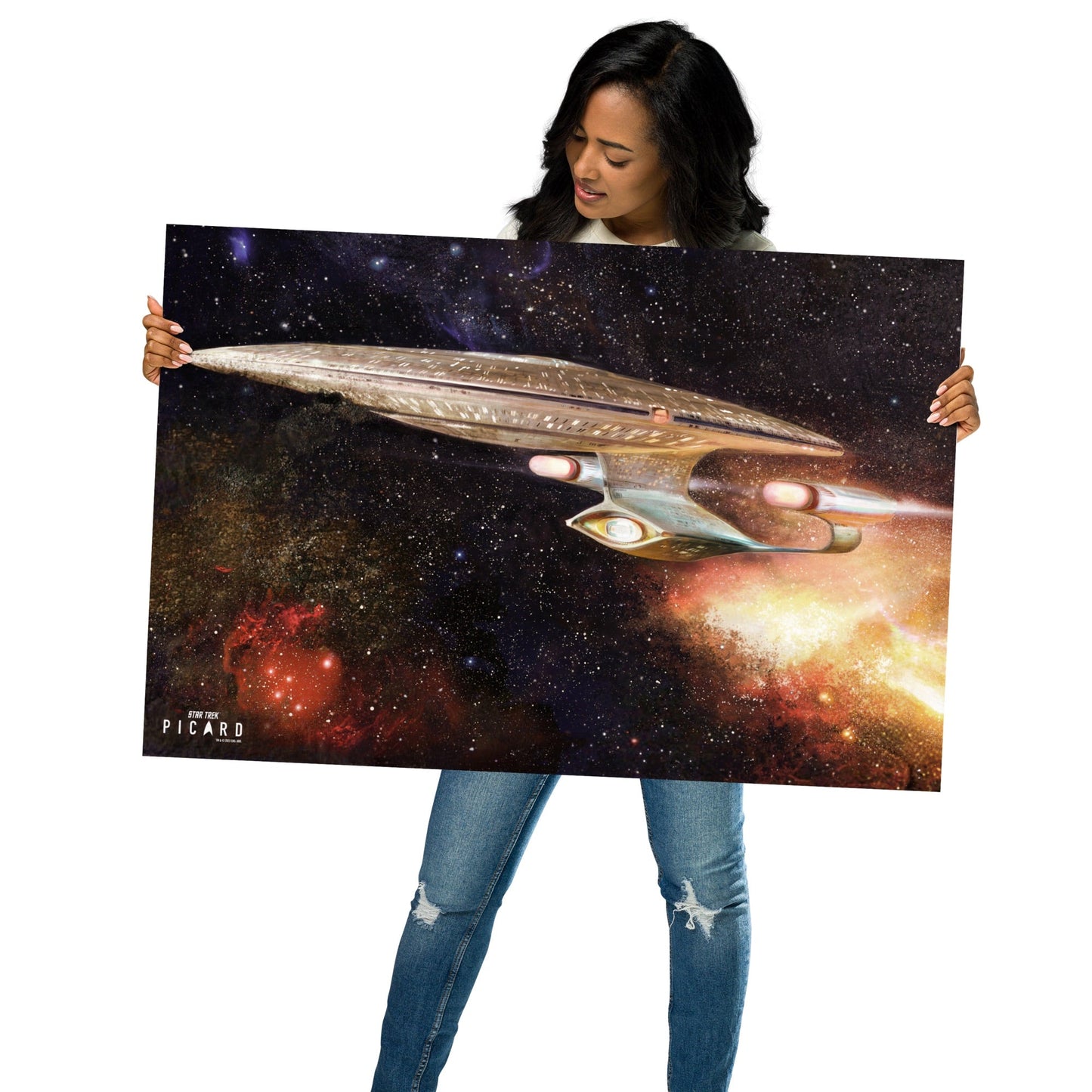 Star Trek: Picard U.S.S. Enterprise 1701-D Ready Room Painting Premium Matte Paper Poster - Kitchen & Dining image 3