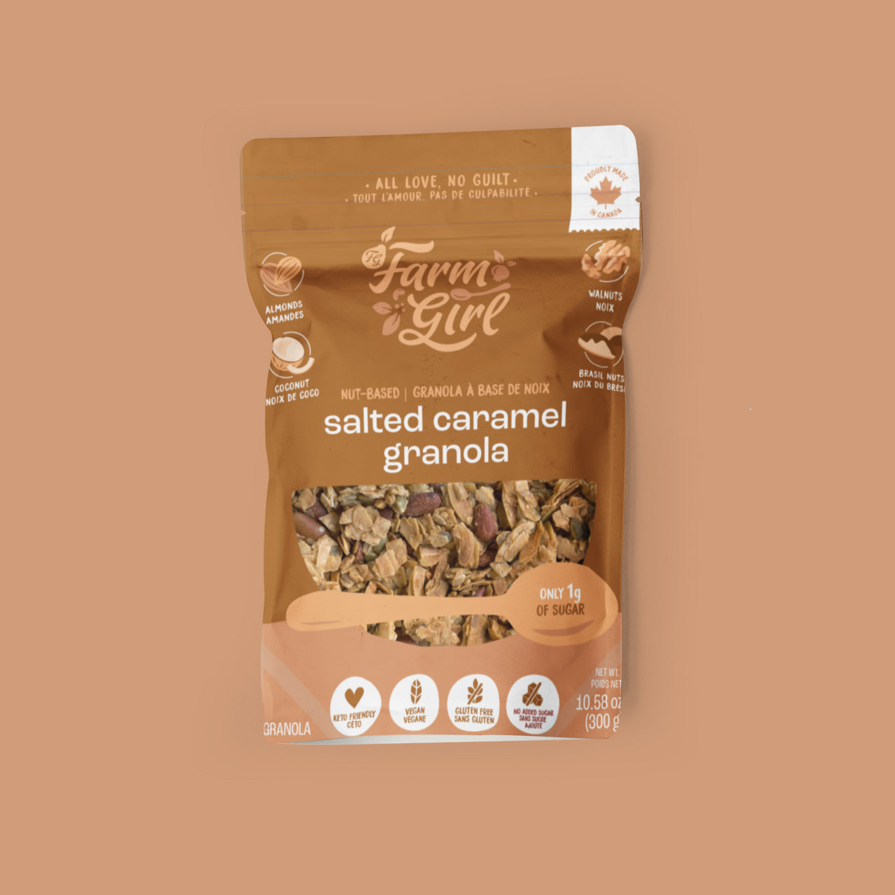 Salted Caramel Granola 1 case (12x300g) - Kitchen & Dining image 1