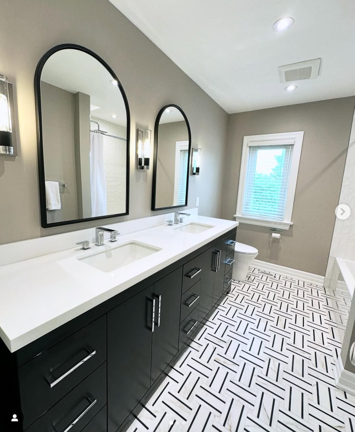 Westmount 84"D Solid-Wood Canadian-Made Vanity w/ Quartz Top - Misc image 1