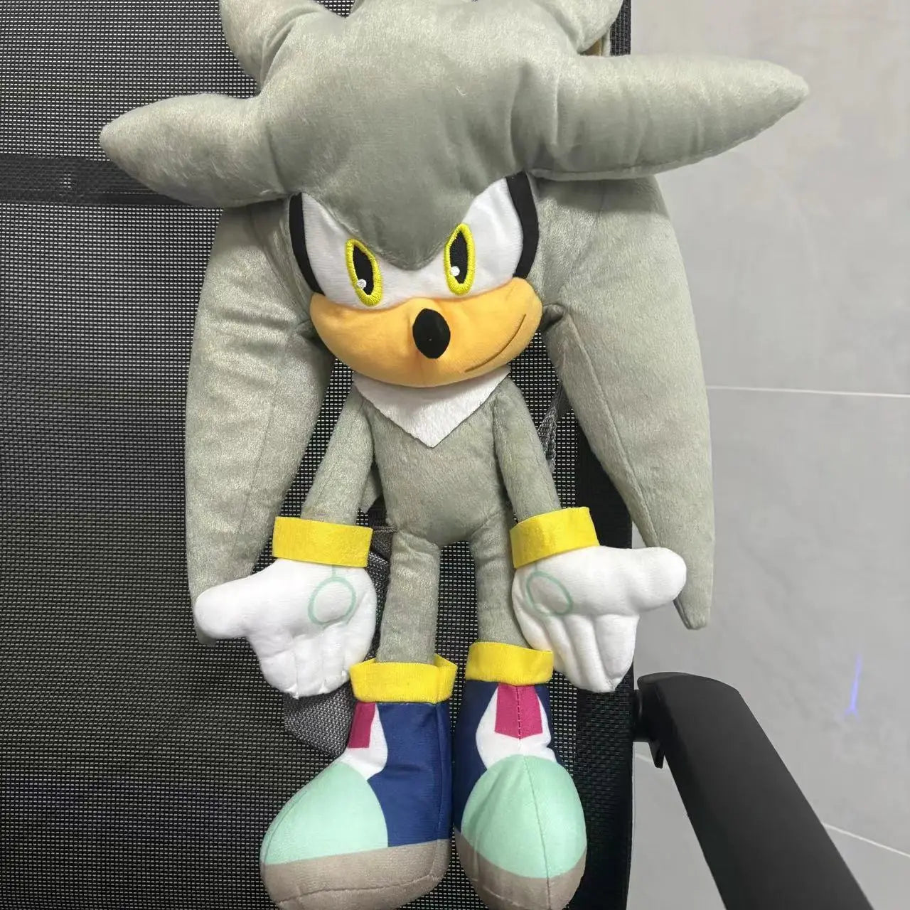 Classic Game Character Black Shadow 55CM Plush Backpack Anime Silver Doll Children's Comfort Toy Birthday Christmas Gift - Toys & Games image 6