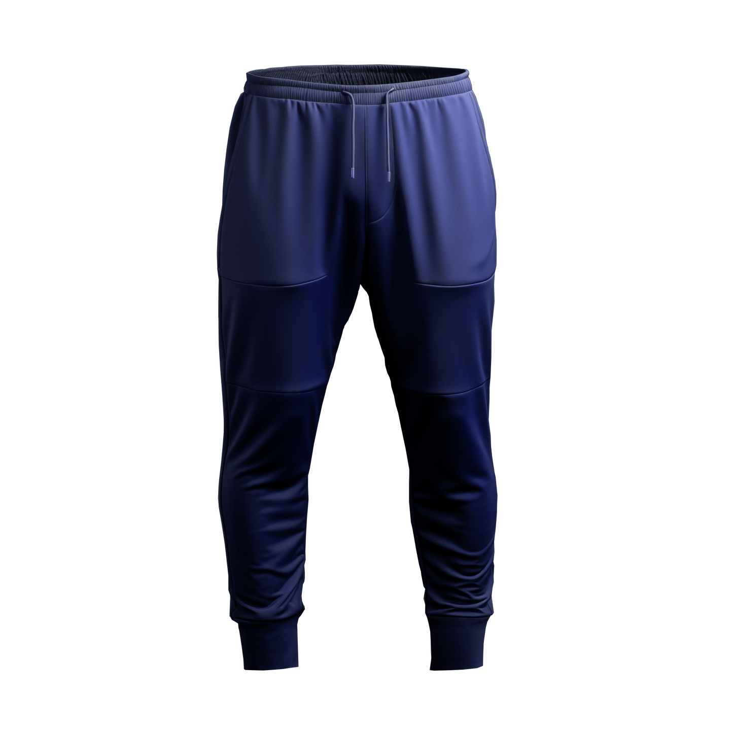 Slim Blue Gym Pants - Apparel image 2