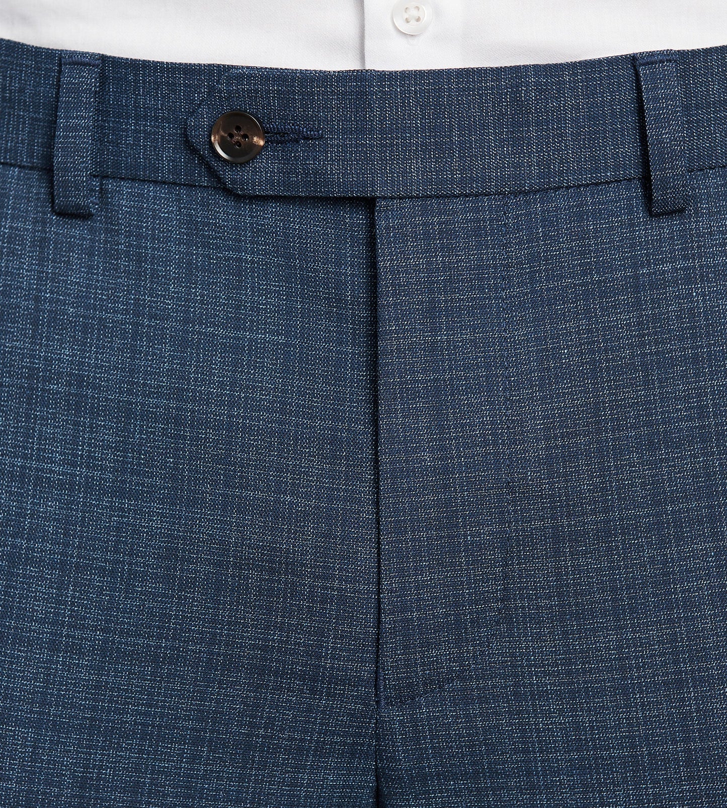 Modern Fit Blue Check Suit Pants - Misc image 2