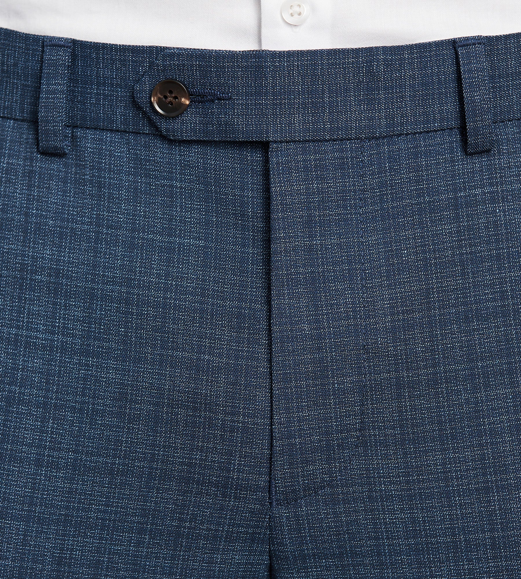 Modern Fit Blue Check Suit Pants - Misc image 2