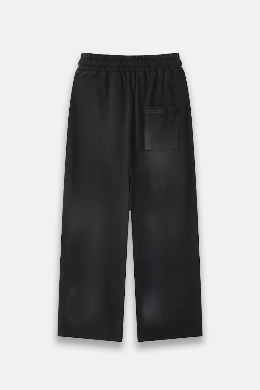 UC022 Envy Straight Cut Joggers - Black Wash - Misc image 4