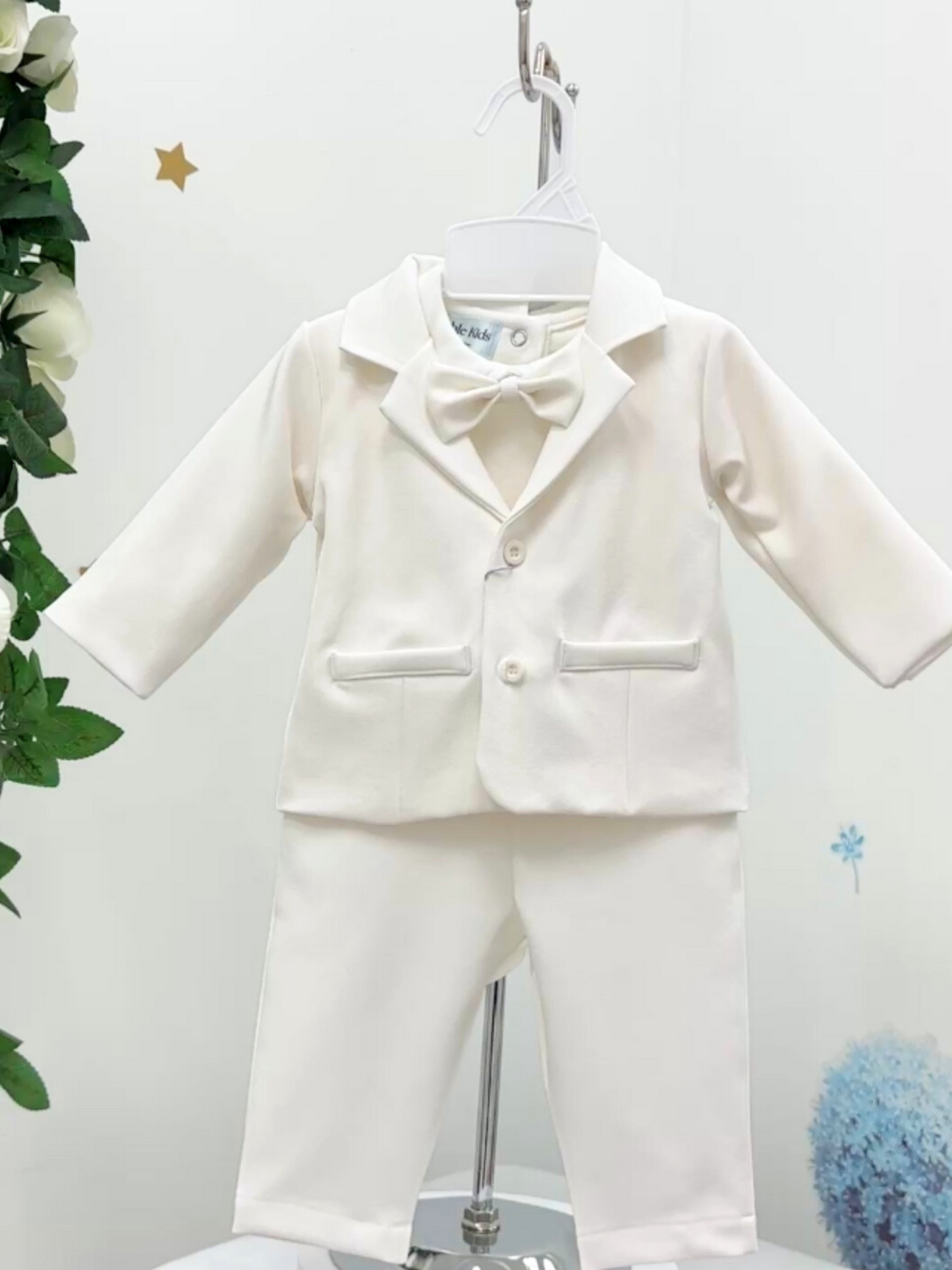 Cole 4pc Boys Suit: OFF WHITE - Apparel image 1