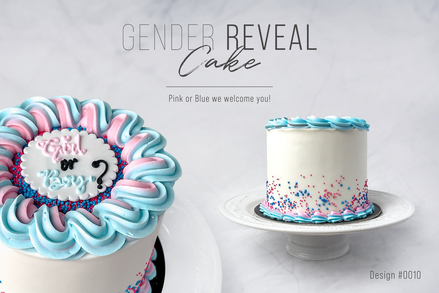 Gender Reveal Cake - Kitchen & Dining image 1
