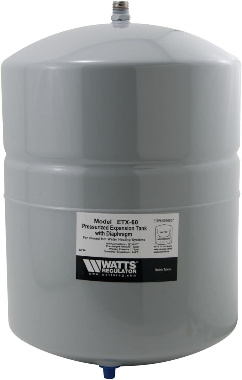 Watts ETX-60 6 Gallon Non-Potable Expansion Tank for Closed-Loop Systems - Kitchen & Dining image 1