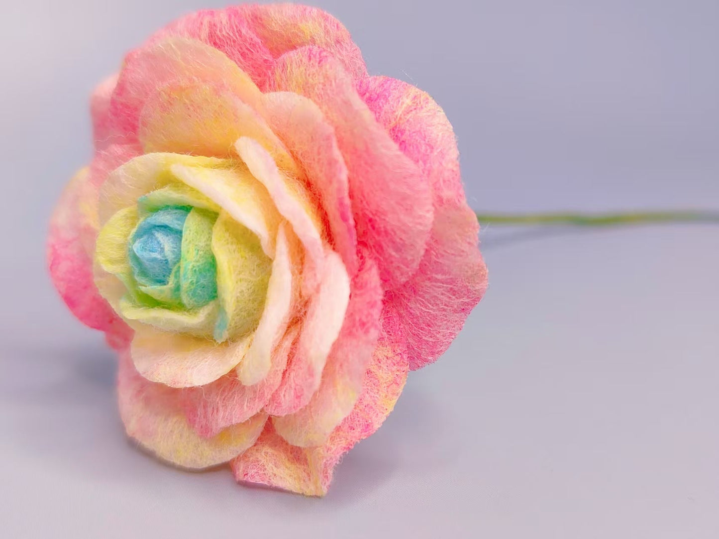 Custom Colour(include single colour or colour gradient) Wool Felt Flower - Misc image 8