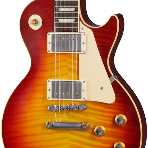 Gibson Custom Shop Murphy Lab 1960 Les Paul Standard Wide Tomato Burst Ultra Light Aged - Wide Tomato Burst LPR60ULWTNH - Jewelry image 2