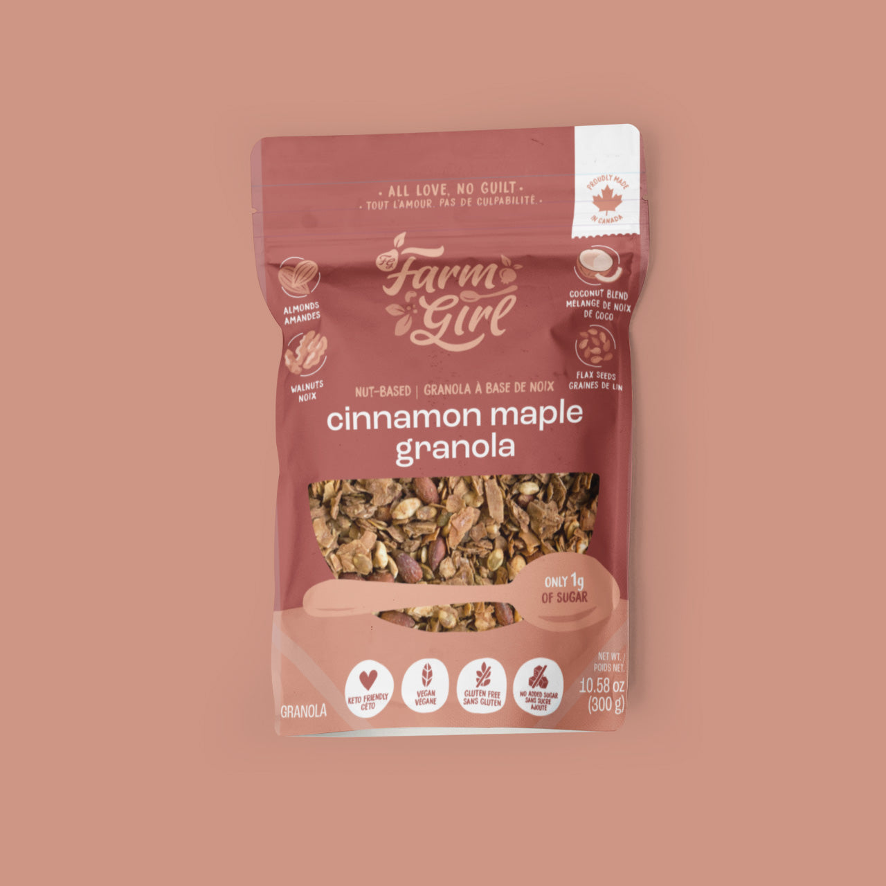 Cinnamon Maple Granola 1 case(12x300g) - Accessories image 1