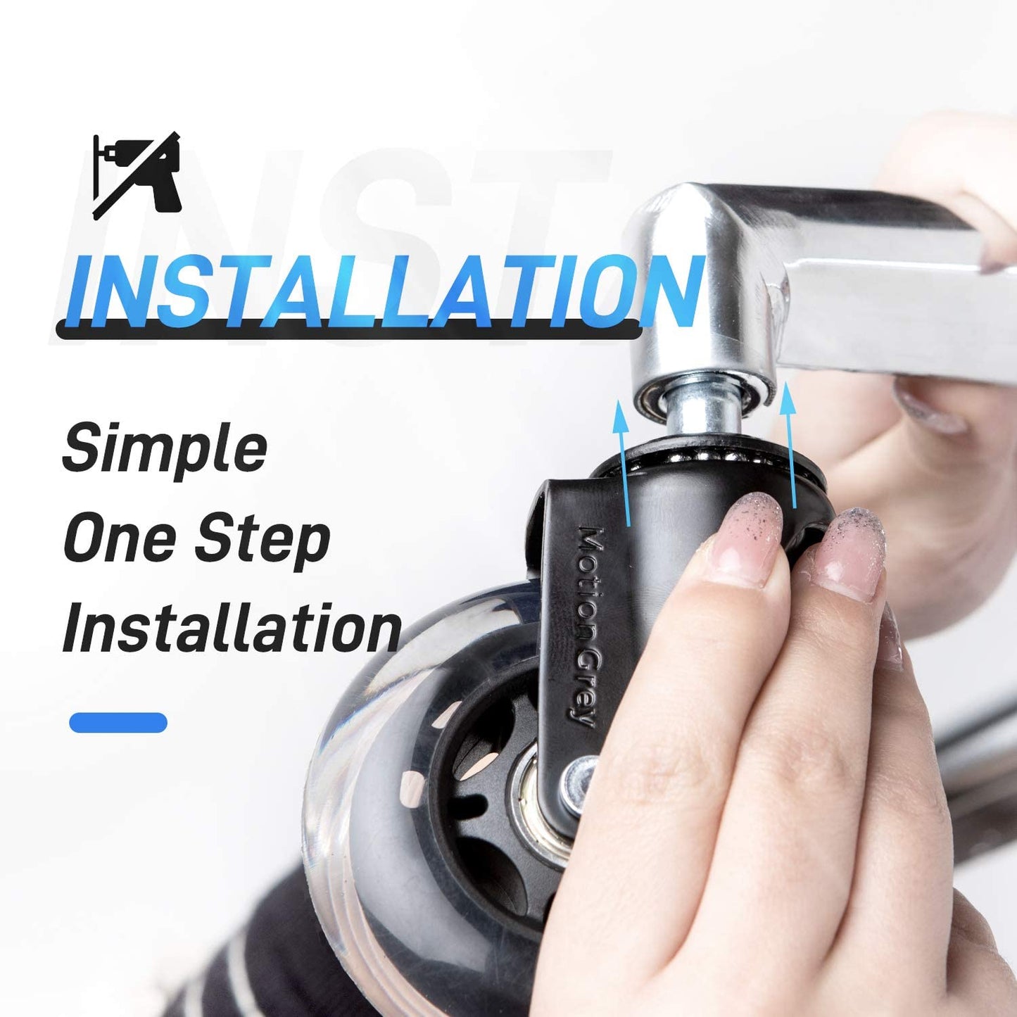 Motion SmoothGlide - Rollerblade Wheels for Office Chair (Wholesale) - Misc image 6